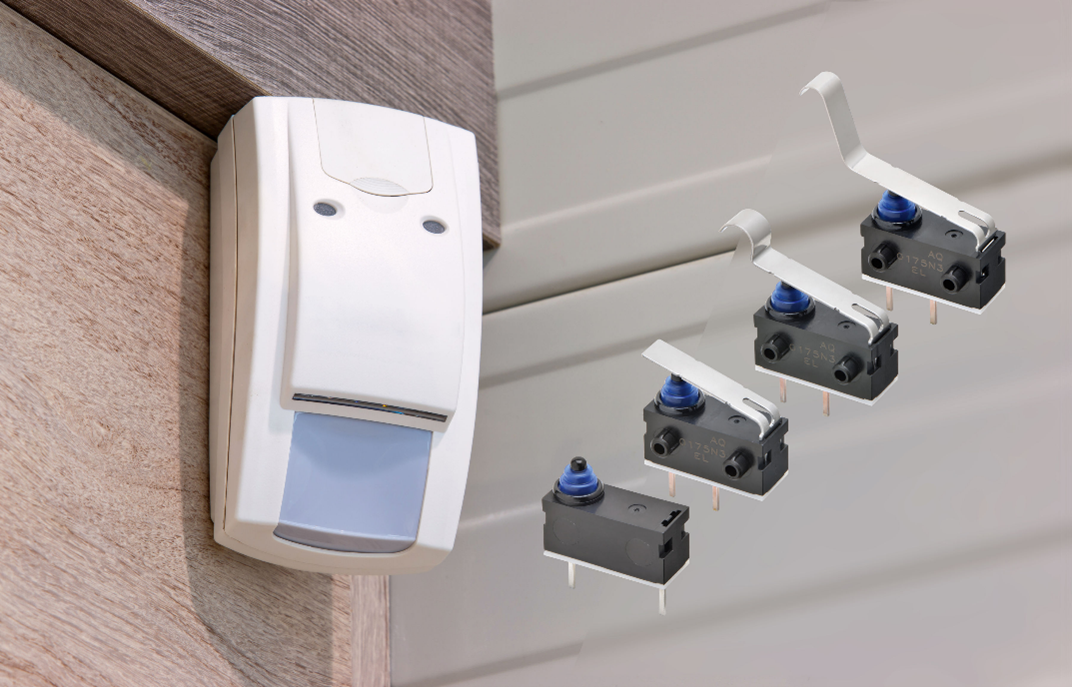 Subminiature lever switch is extra-quiet
