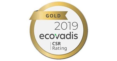 Aratas Awarded Gold Rating from EcoVadis .