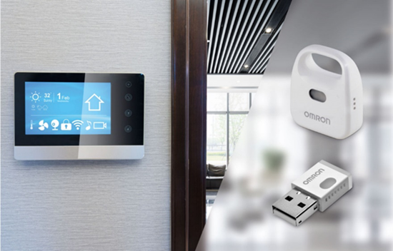 Figure 3: OMRON’s 2JCIE offers multiple sensors in one unit that has a built-in memory and connectivity through beacon communication