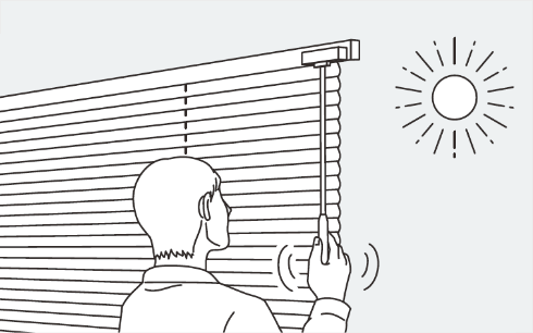 INPUT: Various sensors detect brightness and temperature→LOGIC: Current data are analyzed and most appropriate control commands are issued for that brightness and temperature→OUTPUT:Blind angle and brightness automatically adjusted, Air conditioning temperature automatically adjusted