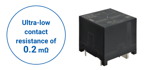 Ultra-low contact resistance of 0.2 mΩ
