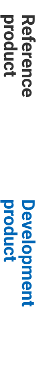 Reference product / Development product