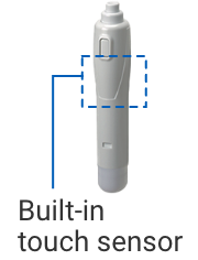 Built-in touch sensor