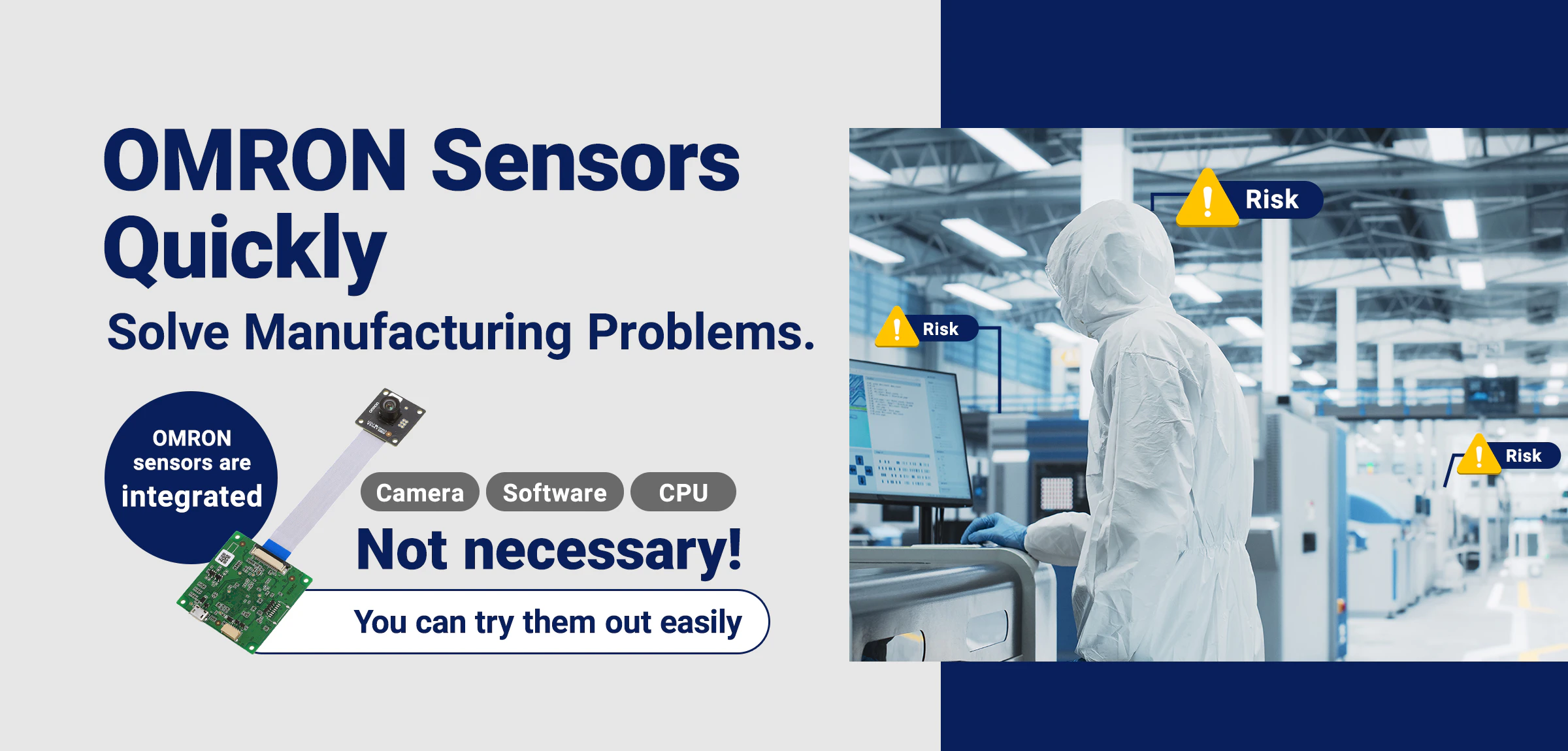 Aratas Sensors Quickly Solve Manufacturing Problems. Aratas sensors are integrated Camera,Software,CPU Not necessary! You can try them out easily