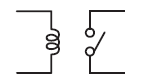有接点リレーの記号