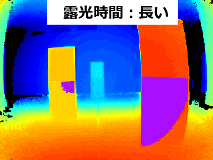 HDR機能:露光時間長い