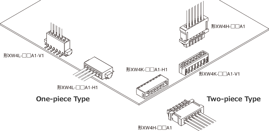 one and two piece connections