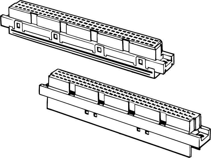 XC6 DIN Connectors with Cables Attached
