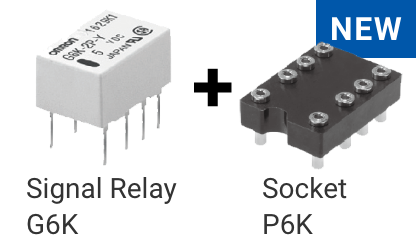 Signal Relay G6K + Socket P6K(NEW)