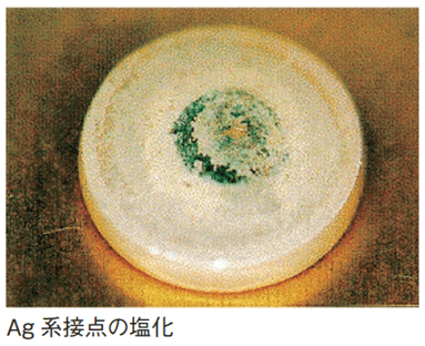 Ag系接点の塩化