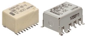 Surface mount (SMD) High-Frequency Relay: Designed for low signal loss in RF and high-speed communication circuits.