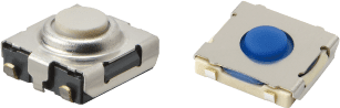 Sealed surface mount (SMD) Tactile Switch: Water-resistant switch designed for harsh environmental conditions on PCBs.