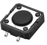 Side-actuated surface mount (SMD) Tactile Switch: Horizontal actuation switch for thin or specialized board designs.