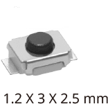 B3U(1.2 x 3 x 2.5 mm)