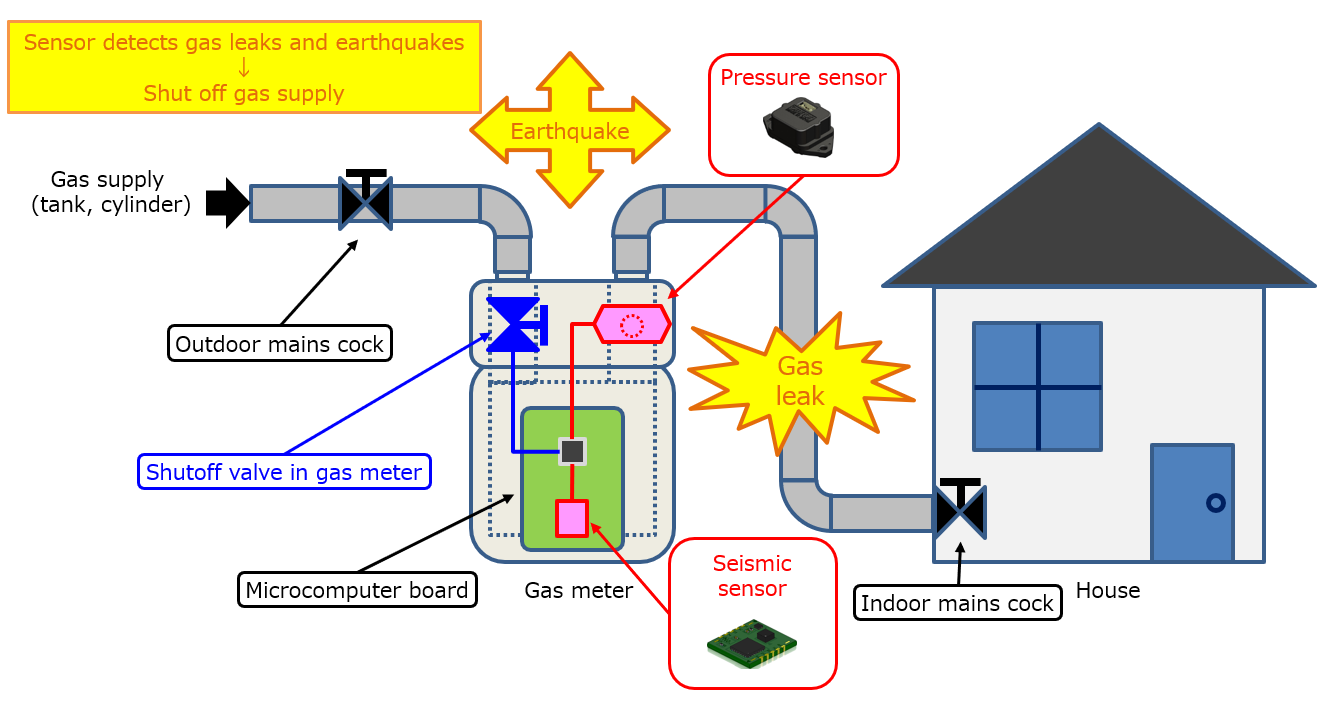 Example of Gas Meter Application