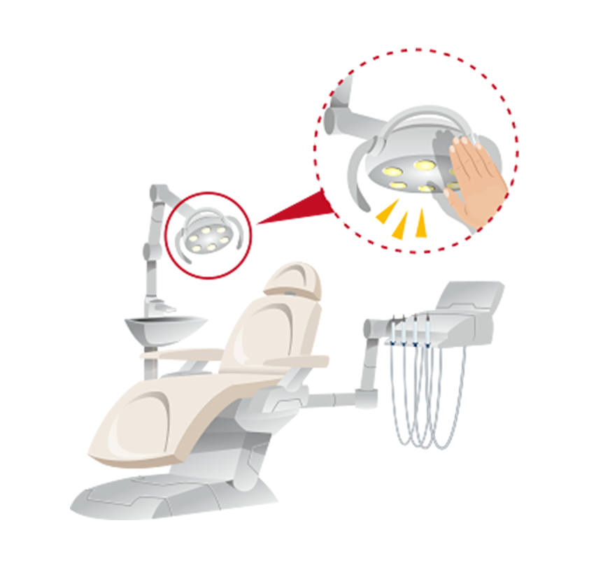 Detection application: Tape end sensing for industrial tape and label dispensers.