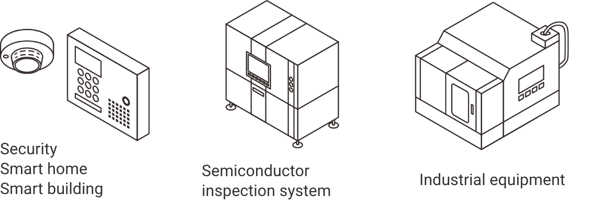 Security Smart home Smart building / Semiconductor inspection system / Industrial equipment