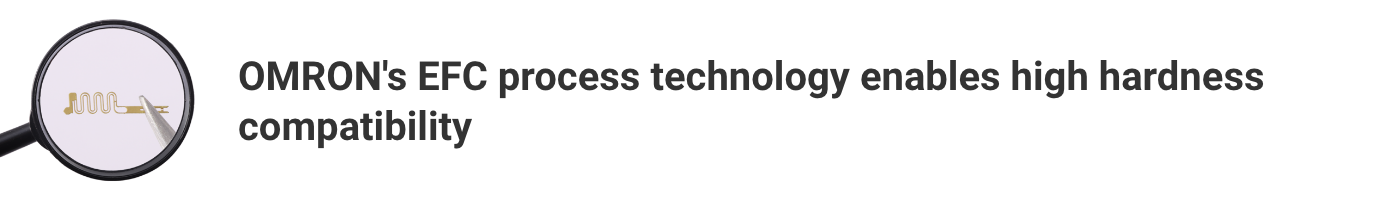 Aratas's EFC process technology enables high hardness compatibility