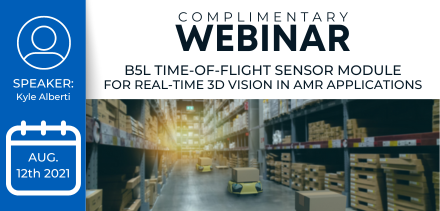 [Webinar] B5L Time-of-Flight Sensor Module for Real-Time 3D Vision in AMR Applications