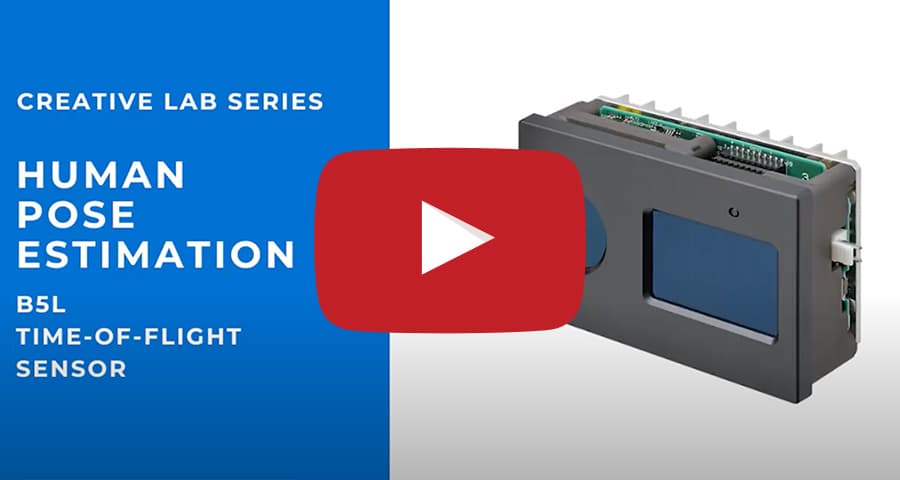 Technical demonstration video thumbnail for Aratas B5L 3D TOF Sensor distance measurement.