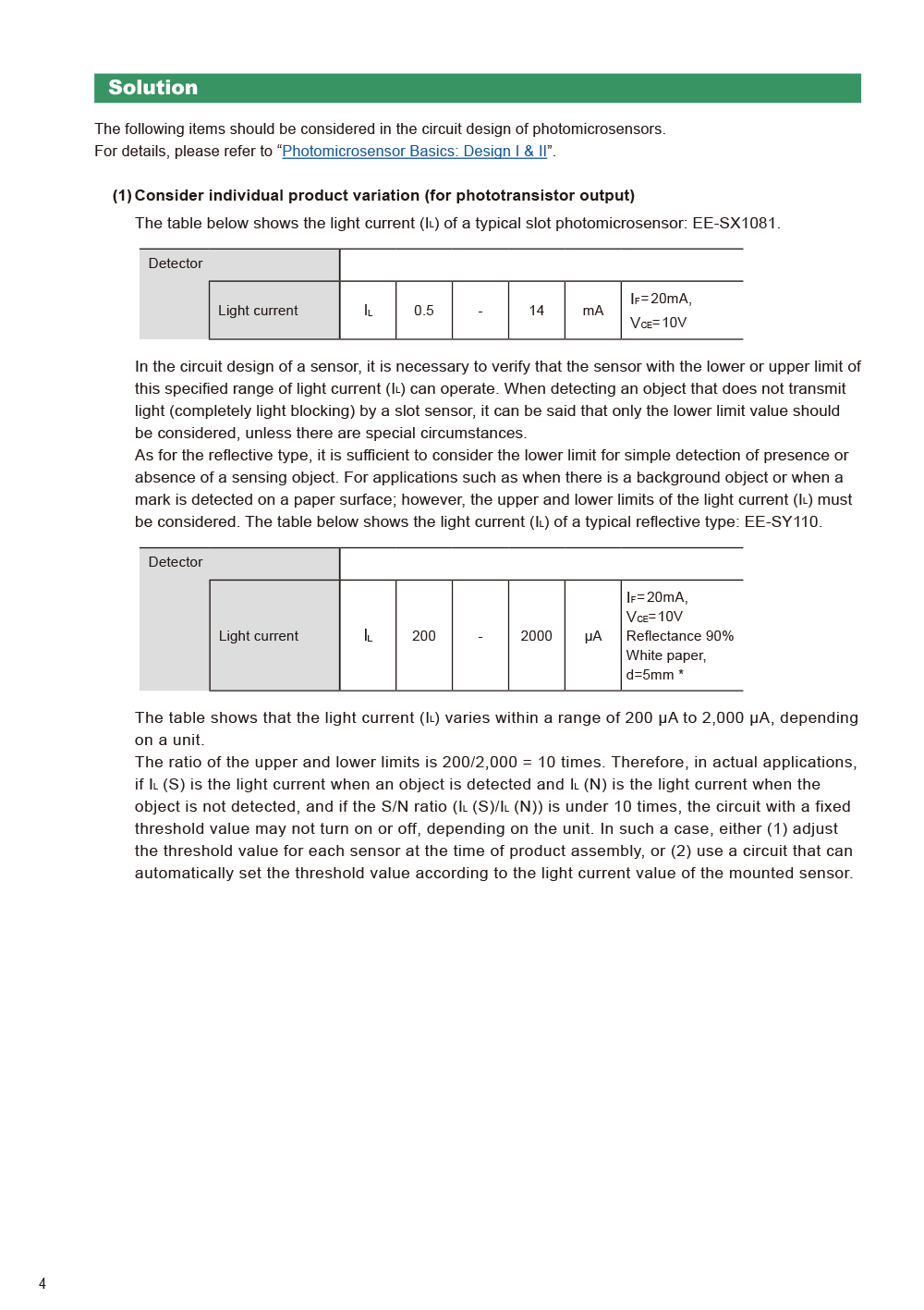 Optical Sensor