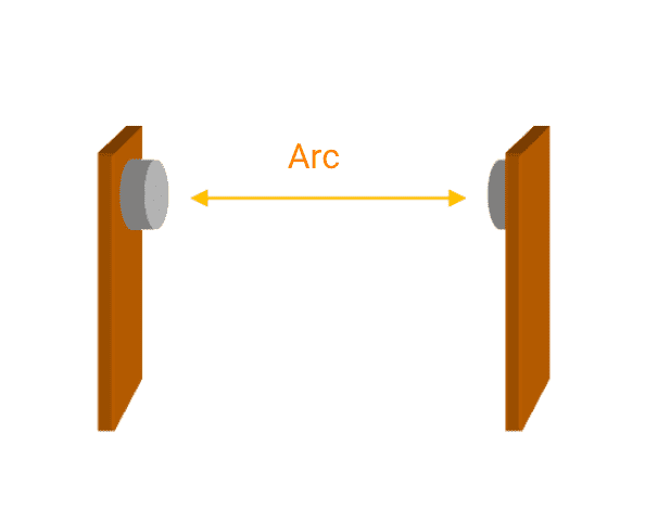 Diagram of a "Varistor" (MOV) used for surge absorption in relay circuits.