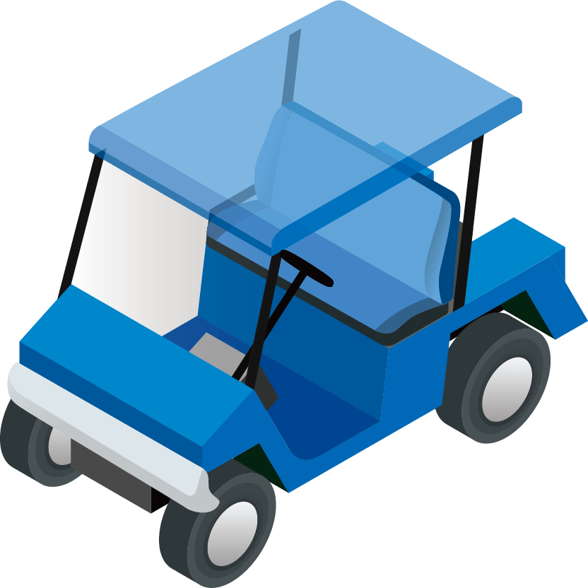 Application icon: Component solutions for electric golf carts and utility vehicles.