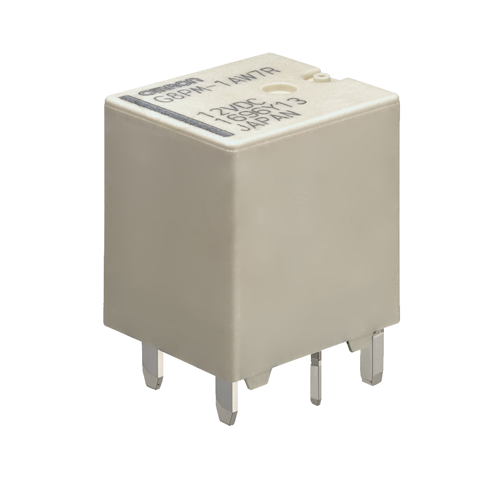 Product: Aratas G8PM automotive relay for high-current switching.