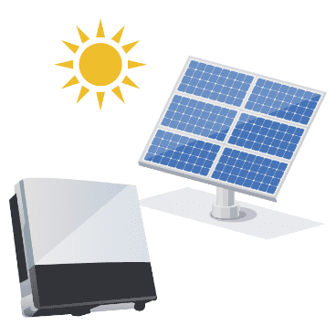 Application example: Using G9KC relays in a 3-phase Photovoltaic (PV) inverter system.