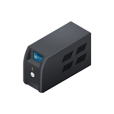 Application example: Industrial UPS systems utilizing G9KC relays for power switching.