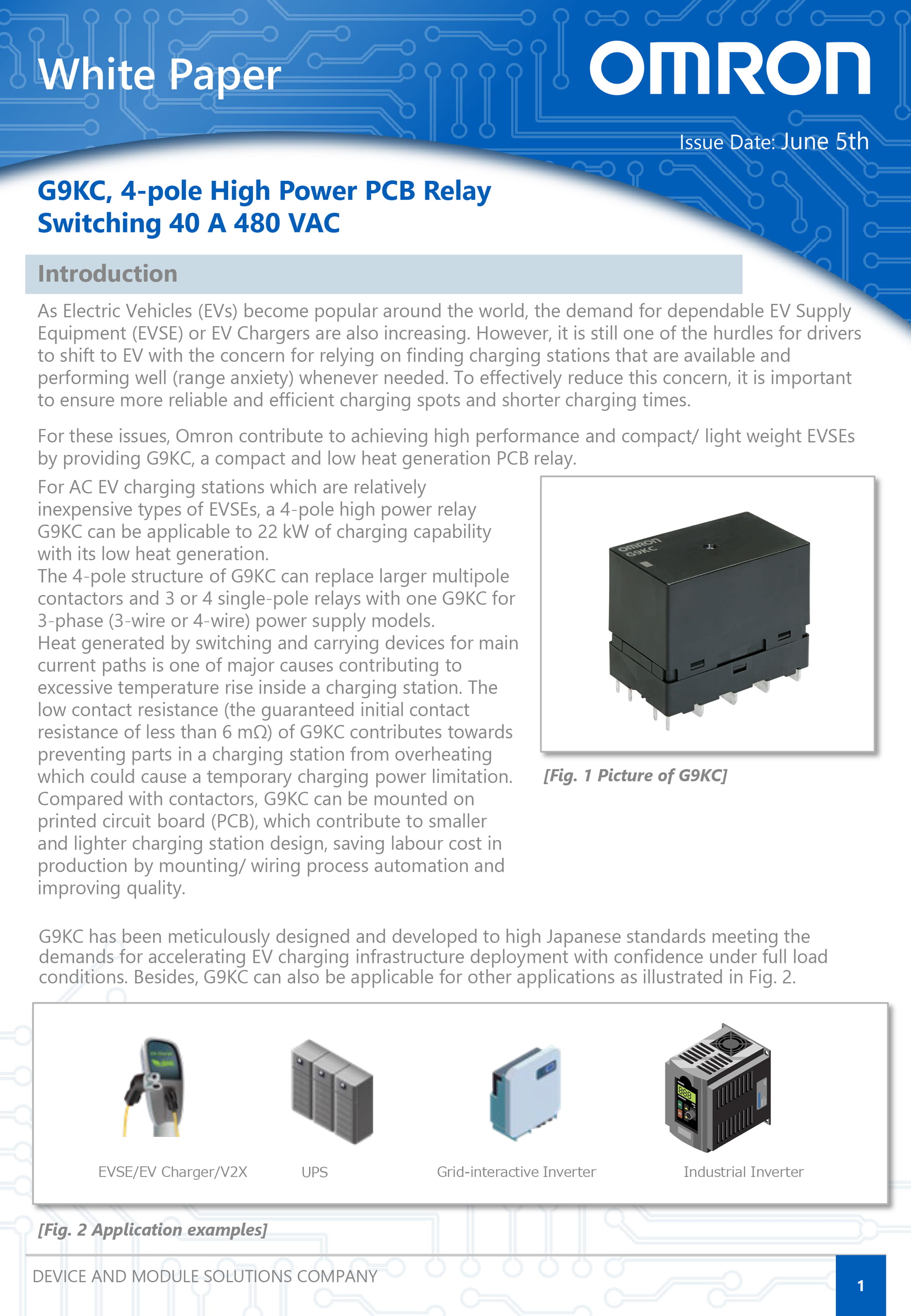Cover image of the Aratas G9KC Power Relay technical brochure for engineering design.