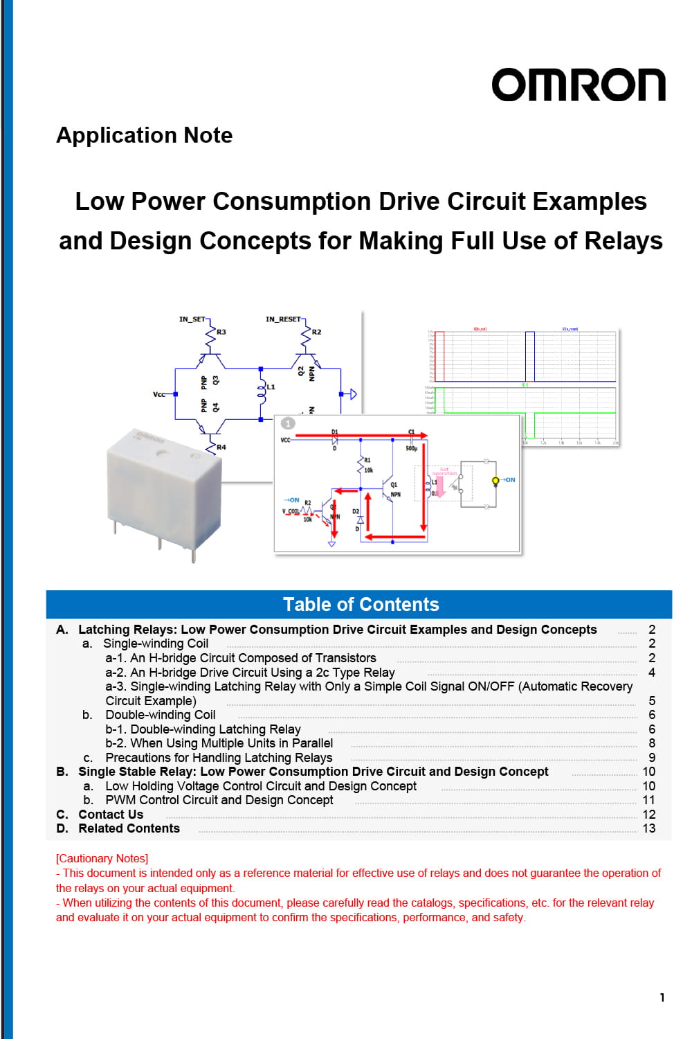 Brochure cover for Aratas low power consumption latching relays, highlighting energy-saving benefits.