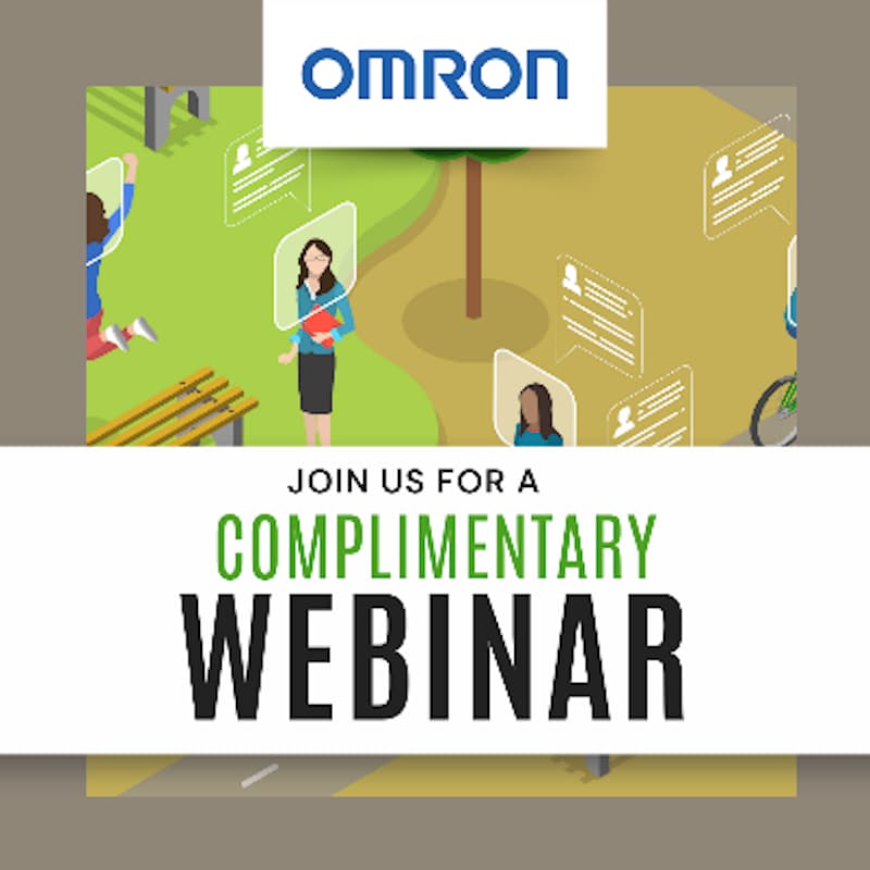 OMRON JOIN US FOR A COMPLIMENTARY WEBINAR