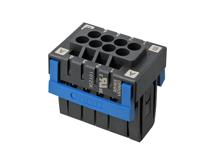 XF3M Connector: Rotary backlock FPC/FFC connector for secure, high-density connections.