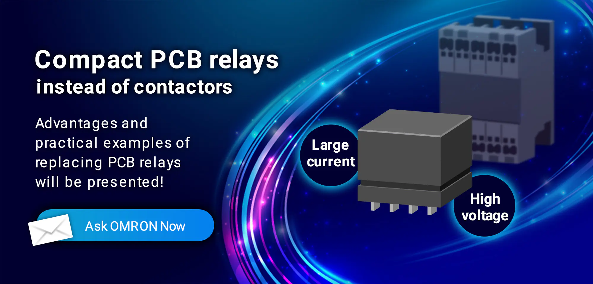 Compact PCB relays instead of contactors | Advantages and practical examples of replacing PCB relays will be presented!(Large current,High voltage)Ask Aratas Now
