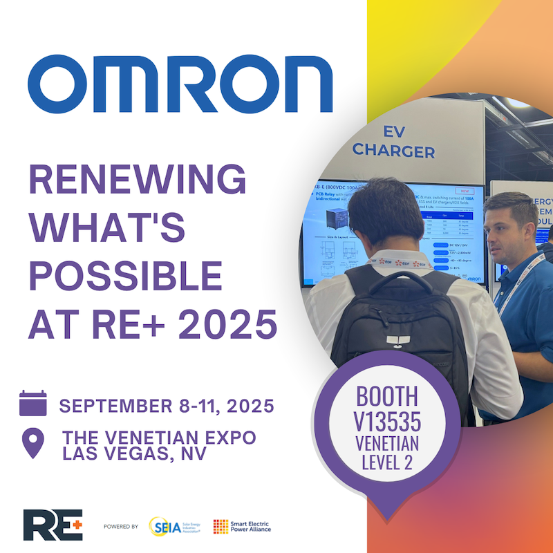 OMRON RENEWING WHAT'S POSSIBLE AT RE+2025