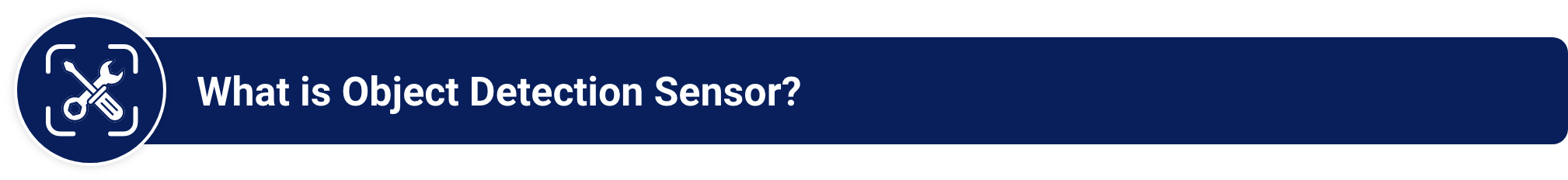 What is Object Detection Sensor?