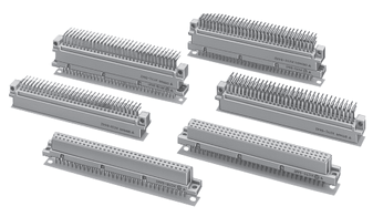 Aratas XC7 DIN Style Connector: High-reliability board-to-board connector for industrial equipment.